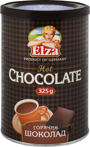 Горячий шоколад ELZA, ж/б, 325г, вид