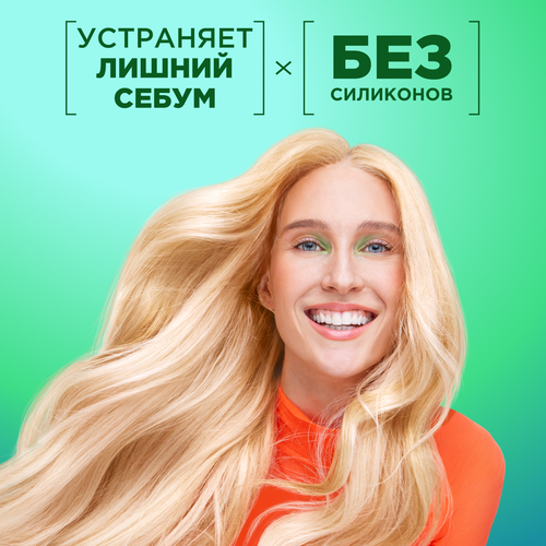 Шампунь для волос жирных у корней и сухих на кончиках FRUCTIS Кокосовый баланс, укрепляющий, 400мл, фото