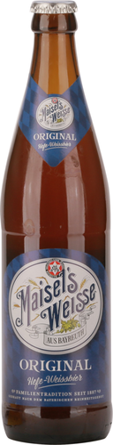 Пиво светлое MAISEL'S WEISSE Original пшеничное нефильтрованное непастеризованное 5,1%, 0.5л, фото