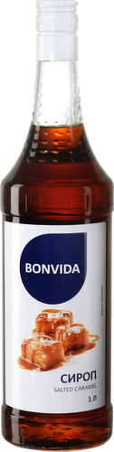 Сироп BONVIDA со вкусом Соленая карамель, 1л, изображение