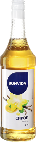 Сироп BONVIDA со вкусом Ваниль, 1л, вид