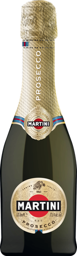 Вино игристое MARTINI Просекко белое сухое, 0.187л, крупный план
