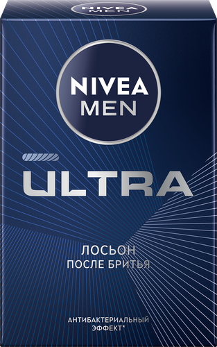 Лосьон после бритья NIVEA Men Ultra с антибактериальным эффектом, 100мл, изображение