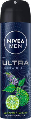 Антиперспирант-спрей мужской NIVEA Ultra Darkwood, 150мл, фото