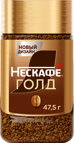 Кофе растворимый НЕСКАФЕ Голд, 47,5г, изображение