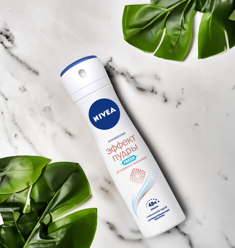 Дезодорант-спрей женский NIVEA Fresh Эффект Пудры, 150мл, вид