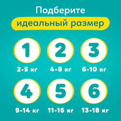 Подгузники PAMPERS Active Baby-Dry Junior 5 11–16кг, 60шт, картинка