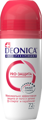 Антиперспирант роликовый женский DEONICA Pro-защита, 50мл, детальное фото