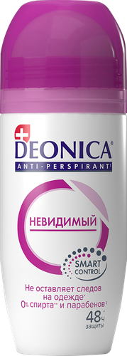 Антиперспирант роликовый женский DEONICA Невидимый, 50мл, картинка