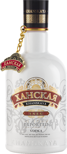 Водка ХАНСКАЯ Sneg Edition 40%, 0.5л