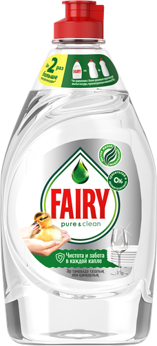 Средство для мытья посуды FAIRY Pure&Clean, 450мл, фотография