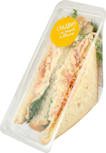 Сэндвич с курицей и яйцом ЛЕНТА FRESH, 170г, вид