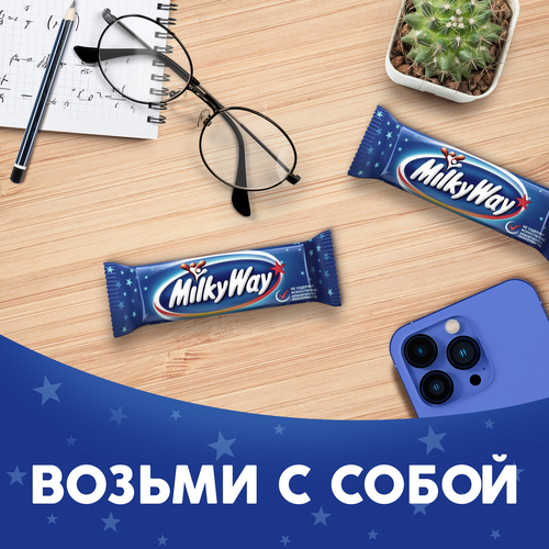 Батончик шоколадный MILKY WAY, 26г, картинка