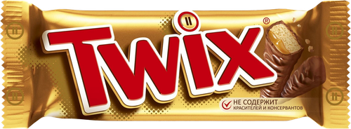 Батончик шоколадный TWIX, 55г, фото