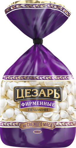 Пельмени ЦЕЗАРЬ Фирменные, категория Б, 800г, фотография