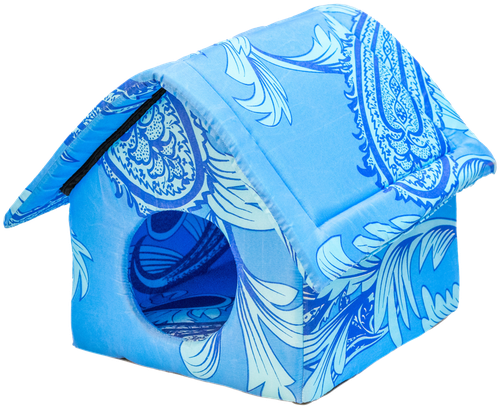 Дом для животных ЛЕНТА 35x35x38см микрофибра, складной, изображение