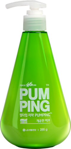 Зубная паста PERIOE Pumping Breath Care, с дозатором, 285г, детальное фото