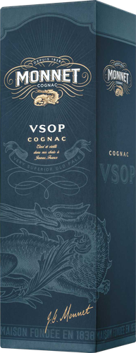 Коньяк MONNET VSOP ординарный 4 года 40%, п/у, 0.7л, вид