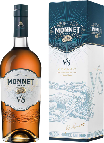 Коньяк MONNET VS ординарный 3 года 40%, п/у, 0.7л, фотография