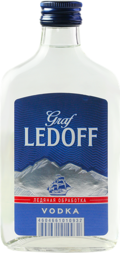 Водка ГРАФ ЛЕДОФФ 40%, 0.25л