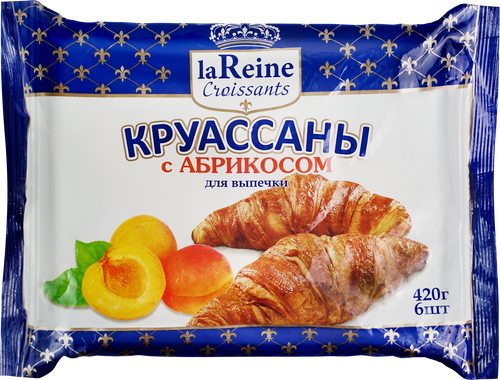 Круассаны LA REINE с абрикосом, 420г, картинка