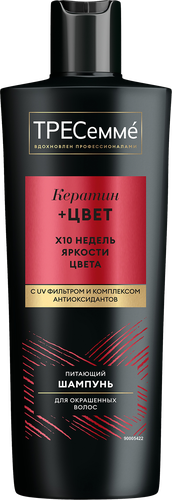 Шампунь для окрашенных волос TRESEMME Keratin Color, 400мл, вид