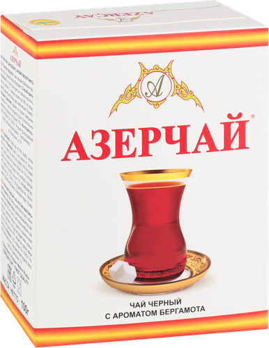 Чай черный АЗЕРЧАЙ с ароматом бергамота, 100пак, детальное фото