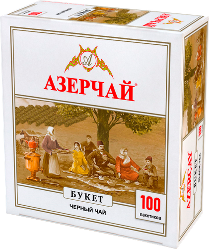 Чай черный АЗЕРЧАЙ Букет, 100пак, фотография