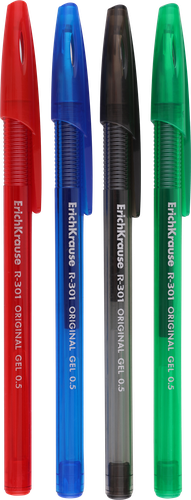 Ручка гелевая ERICHKRAUSE R-301 Original Gel 0,5мм Арт. 45157, вид