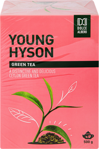 Чай зеленый DOLCE ALBERO Young Hyson листовой, 500г, вид