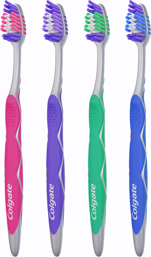 Зубная щетка COLGATE Зиг Заг многофункциональная, средней жесткости, вид