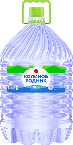 Вода питьевая КАЛИНОВ РОДНИК для кулера негазированная, 18.9л, вид