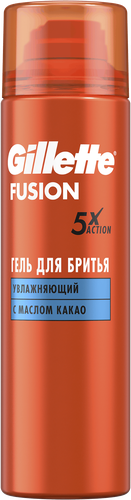 Гель для бритья GILLETTE Fusion5 Ultra Moisturizing увлажнение, 200мл, фотография