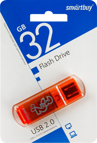 Флэш-диск SMARTBUY Paean 32GB, крупный план