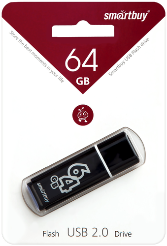 Флэш-диск SMARTBUY Glossy 64GB, изображение