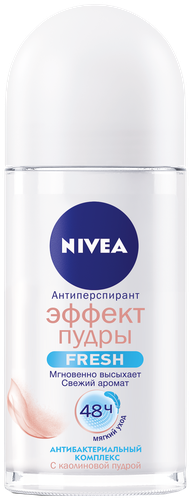 Антиперспирант роликовый женский NIVEA Эффект Пудры Fresh, 50мл, фотография