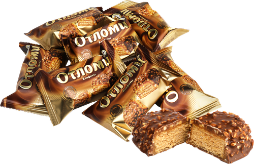 Конфеты АККОНД Отломи вафельные глазированные, весовые, фото