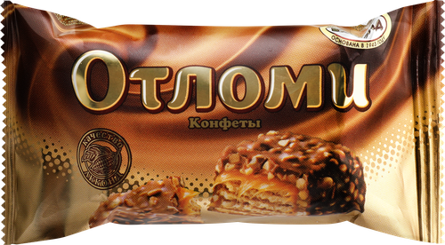 Конфеты АККОНД Отломи вафельные глазированные, весовые, крупный план