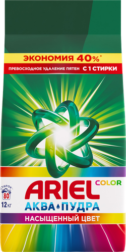Стиральный порошок ARIEL Color, 12кг, детальное фото