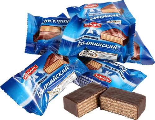 Конфеты ПЕКАРЬ Балтийский мини-тортик, весовые, картинка