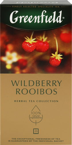 Чай травяной GREENFIELD Wildberry Rooibos, 25пак, фото