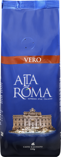 Кофе молотый ALTA ROMA Vero, 250г, вид