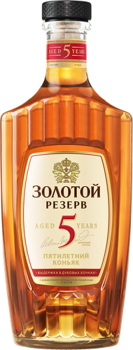 Коньяк ЗОЛОТОЙ РЕЗЕРВ 5 лет 40%, 1л, фотография