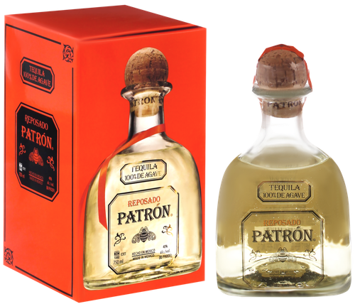 Текила PATRON Reposado 40%, п/у, 0.75л, фото