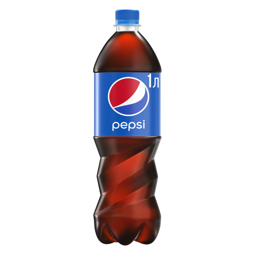 Напиток PEPSI-COLA сильногазированный, 1л, вид