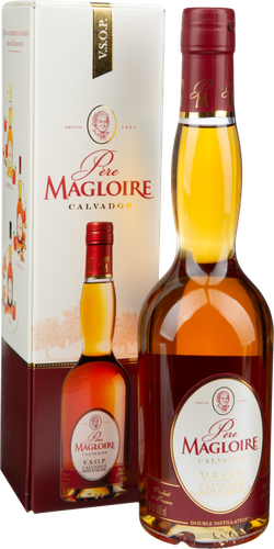 Кальвадос PERE MAGLOIRE ПЭИ Д'ОЖ VSOP 40%, п/у, 0.5л, вид