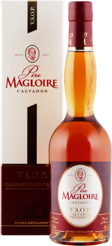 Кальвадос PERE MAGLOIRE ПЭИ Д'ОЖ VSOP 40%, п/у, 0.5л, детальное фото