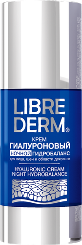 Крем ночной для лица LIBREDERM Ночной гидробаланс, гиалуроновый, 50мл, изображение
