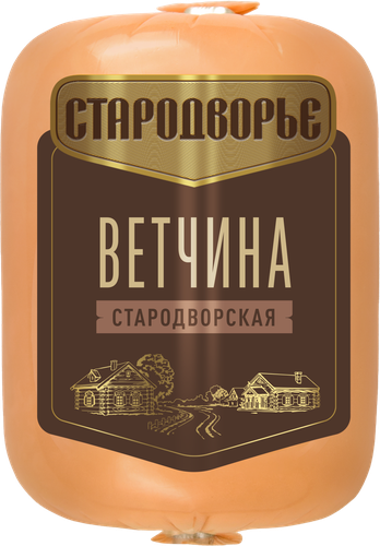 Ветчина СТАРОДВОРЬЕ Стародворская брикет, фото