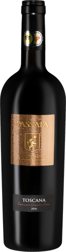 Вино PASSAIA Тоскана красное полусухое, 0.75л